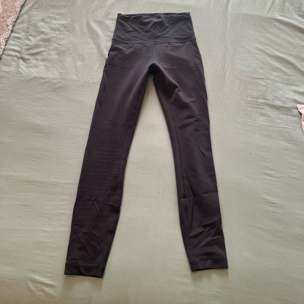 lululemon Wunder Train High Rise Tight 25” Graphite Grey